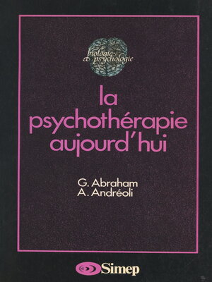 cover image of La psychothérapie aujourd'hui